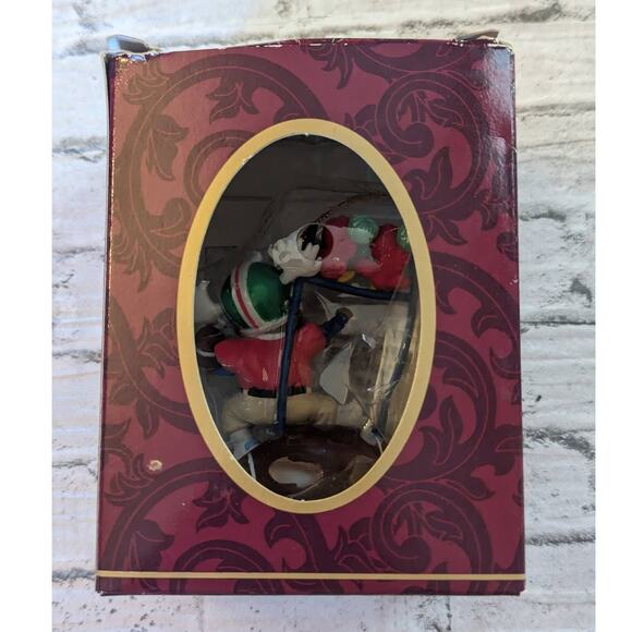 All Star Santa Football Moose - Christmas Ornament - Picture 4 of 7